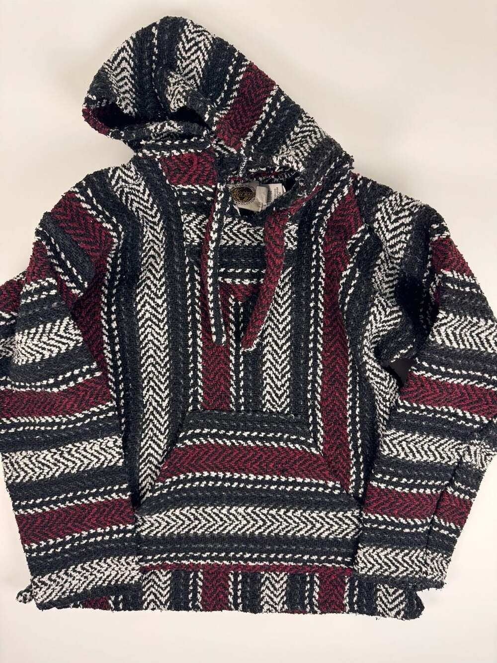 Earth Ragz Baja Hoodie Bohemian Pullover Size S